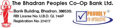 The Bhadran Peoples' Co-Op. Bank Ltd. logo